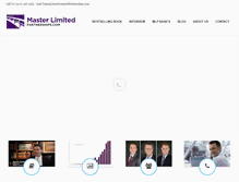 Tablet Screenshot of masterlimitedpartnerships.com